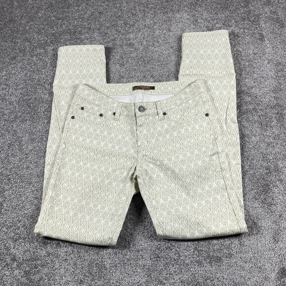 Prana Jeans Womens 30 Kara Organic Cotton Blend Stretch Aztec (Sz Tag 6 28) - Picture 1 of 11